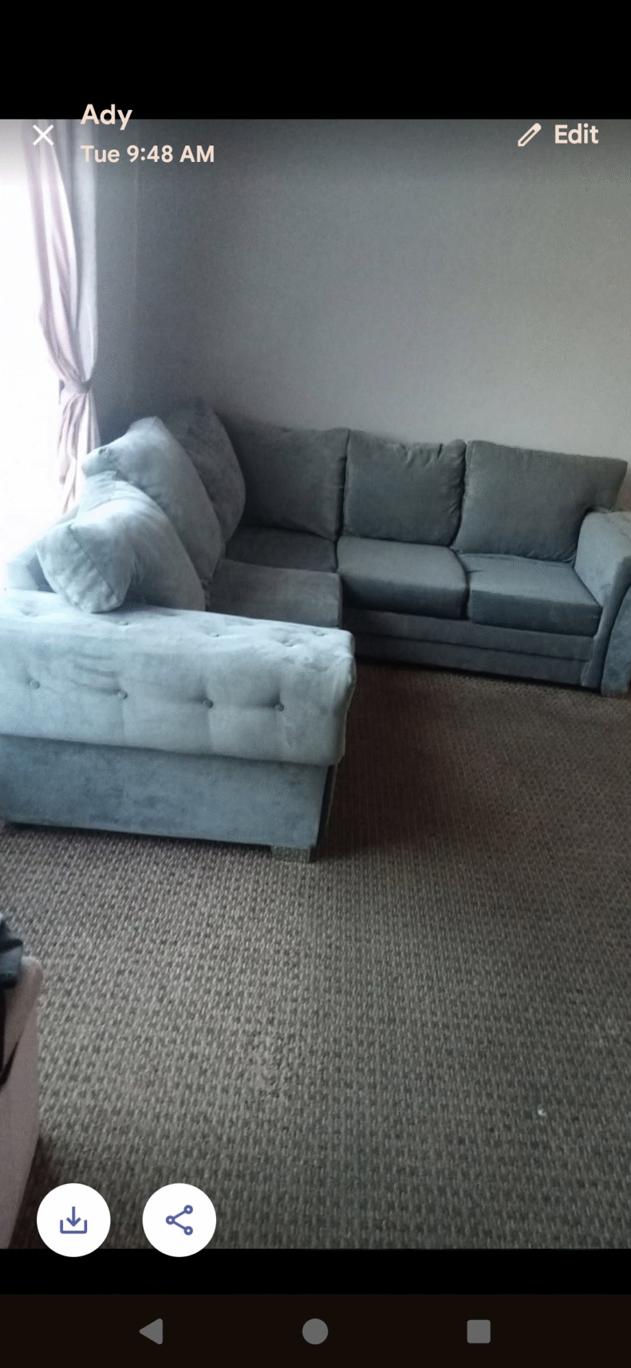 Corner sofa