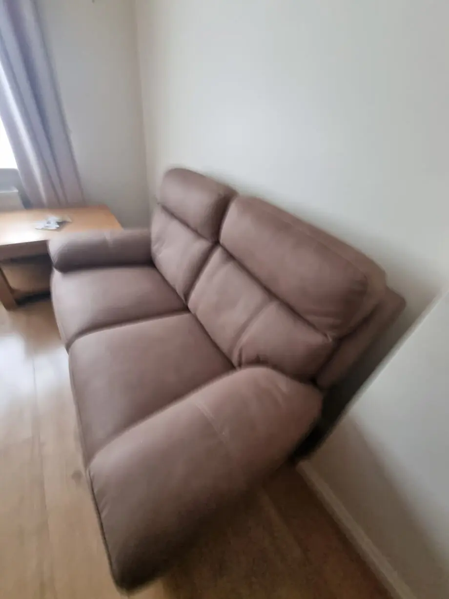 DFS Mocha Emery 2 Seater reclining sofa