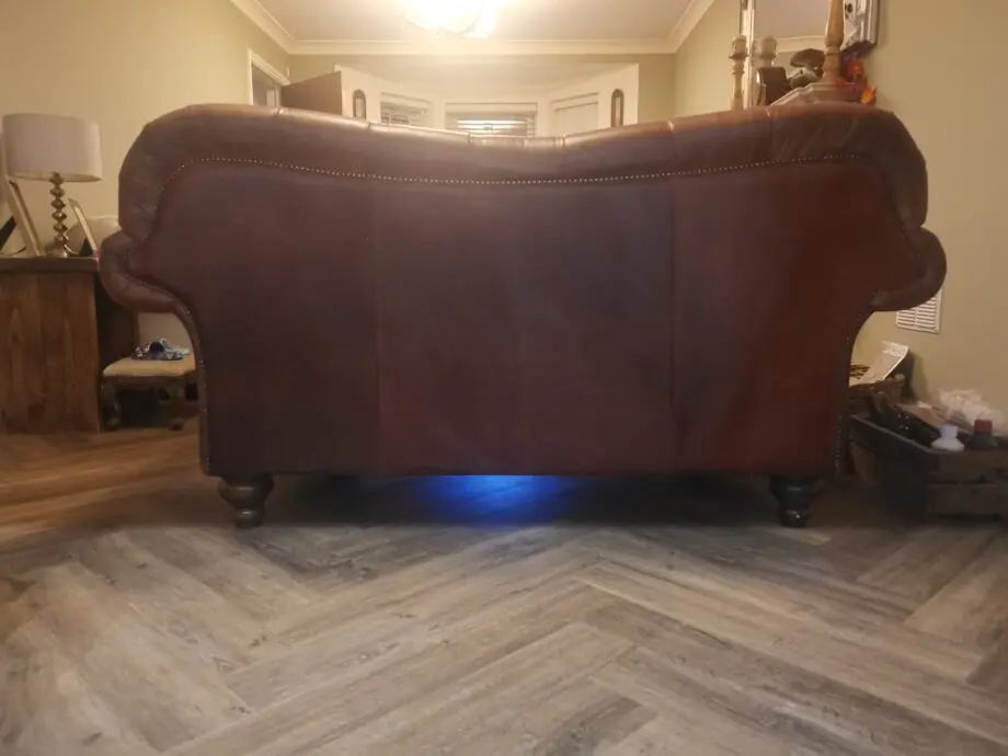 The English Sofa Company Handmade 2 Seater Real Leather Sofa