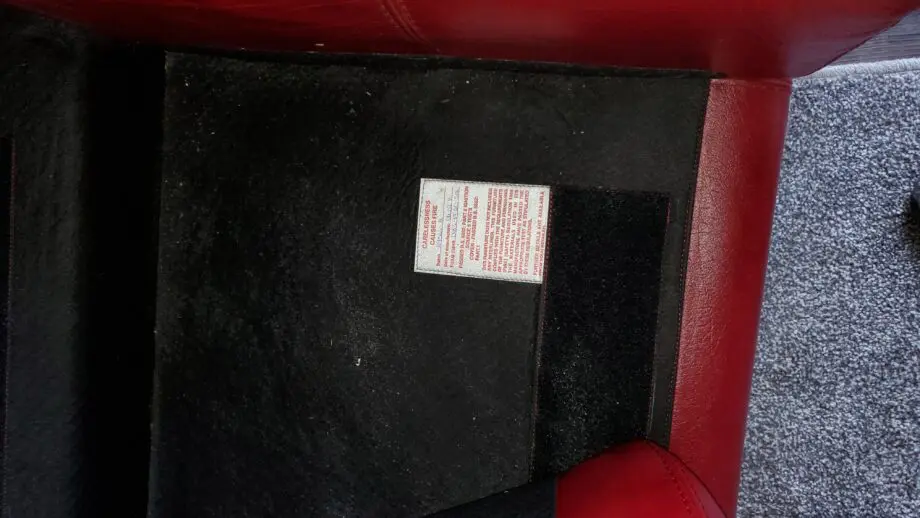 High Quality Bardi Genuine Italian Leather 2 Seater Sofa in Red in Excellent Condition
