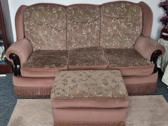fabric 3 seater sofa