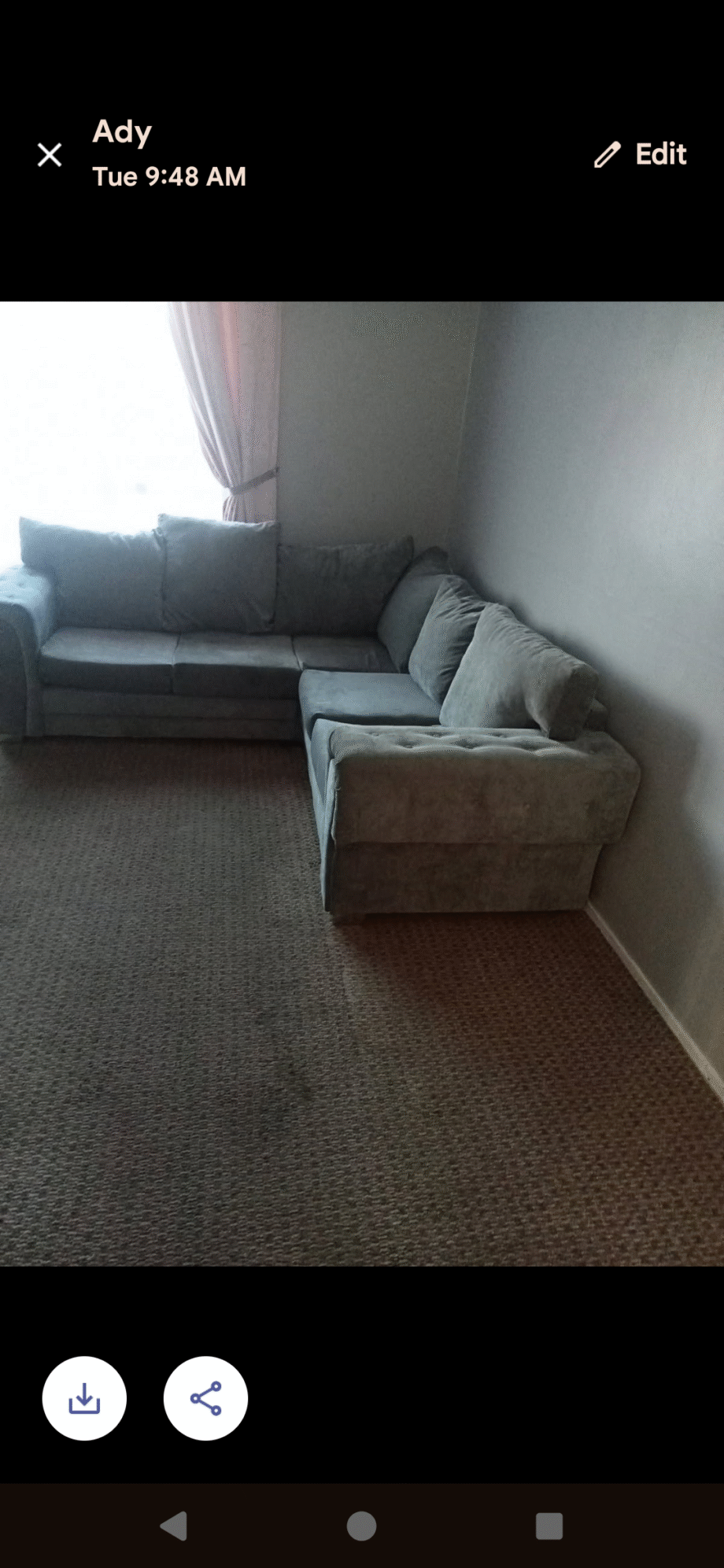 Corner sofa