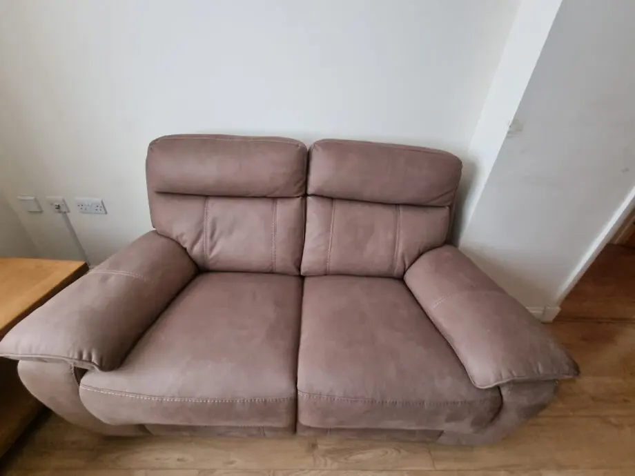 DFS Mocha Emery 2 Seater reclining sofa