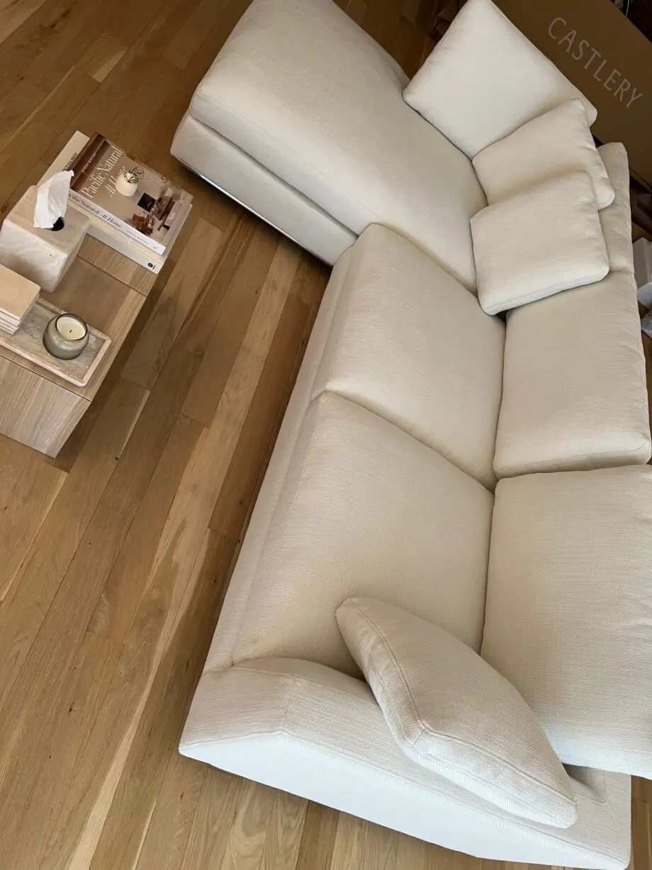 Loaf ¬ Comfy L Shaped High Back Cushion Corner Sofa For Sale