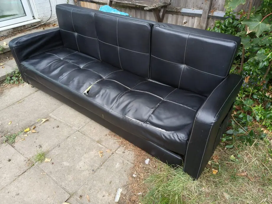 Black sofa bed