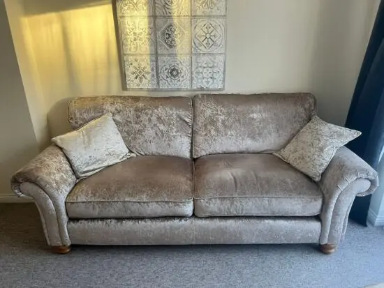 2 Seater Sofa crushed velvet