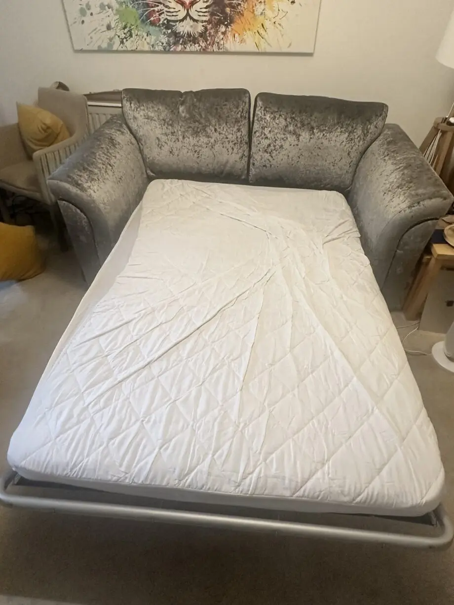 DFS Crushed Velvet Sofa Bed