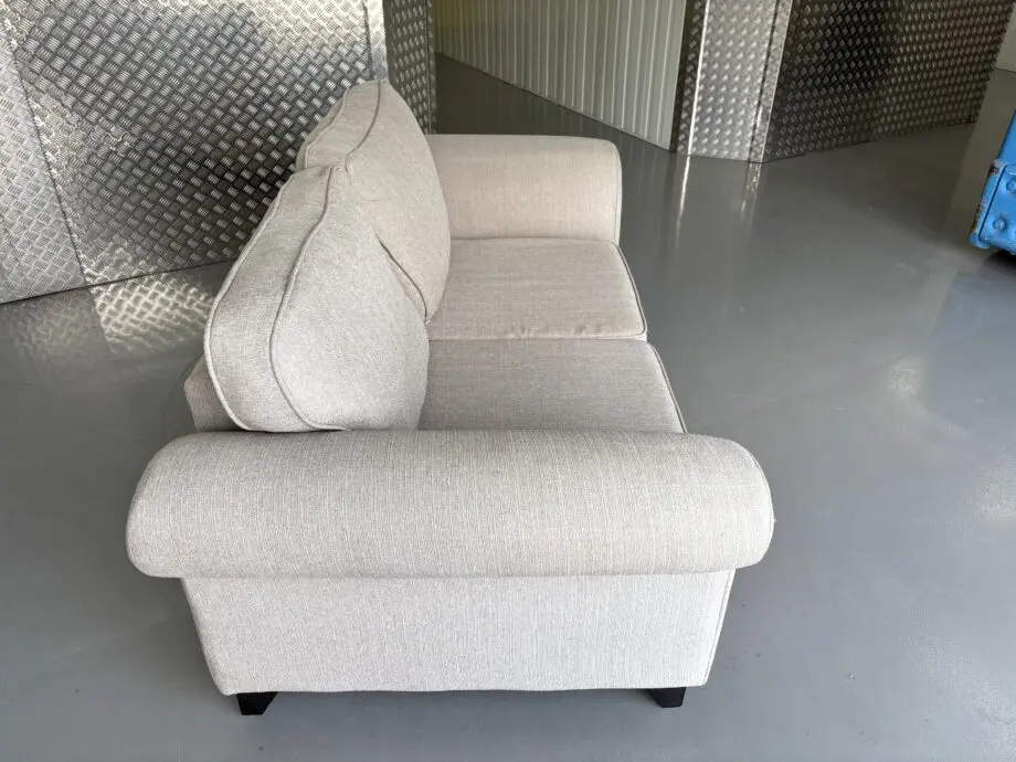 DFS Grey 2-Seater Sofa and Armchair
