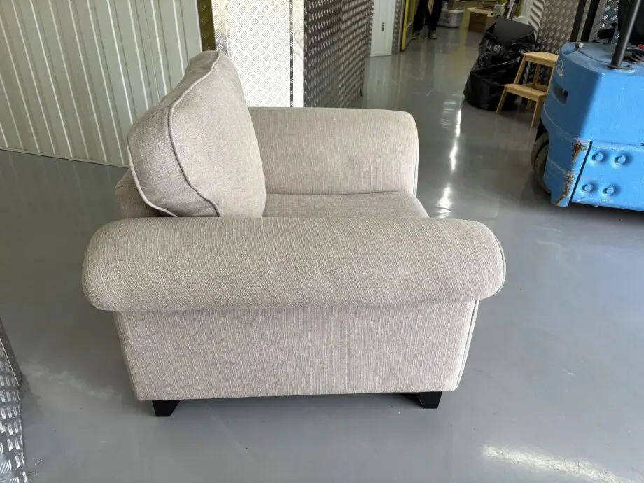 DFS Grey 2-Seater Sofa and Armchair