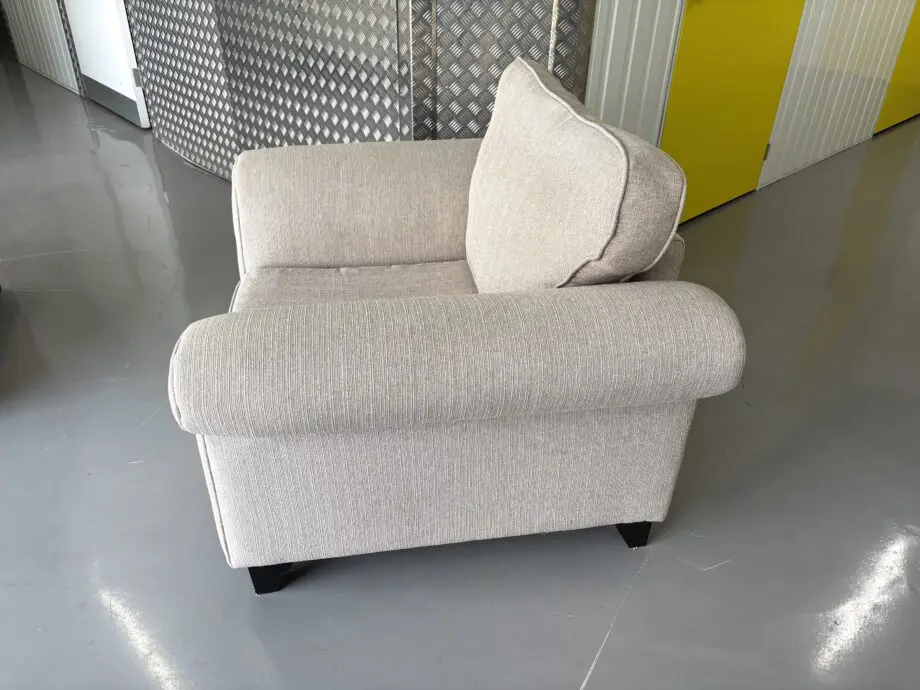 DFS Grey 2-Seater Sofa and Armchair