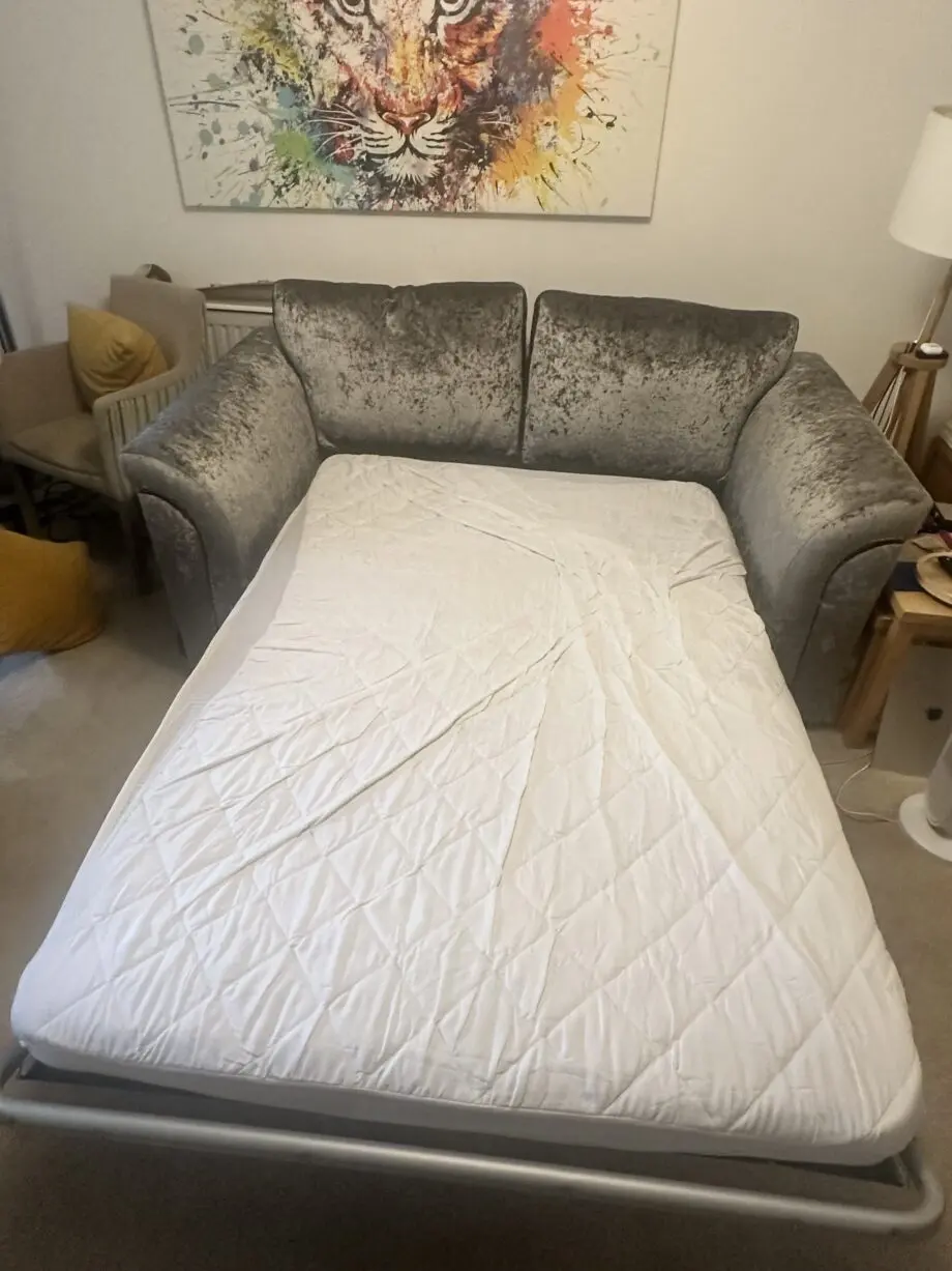 DFS Crushed Velvet Sofa Bed