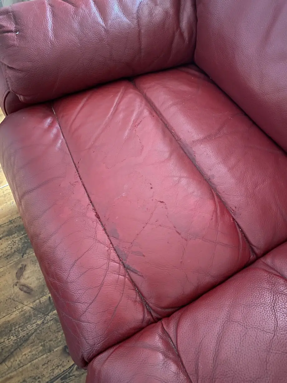 Red Leather Recliners