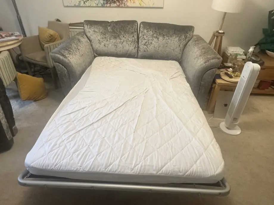 DFS Crushed Velvet Sofa Bed