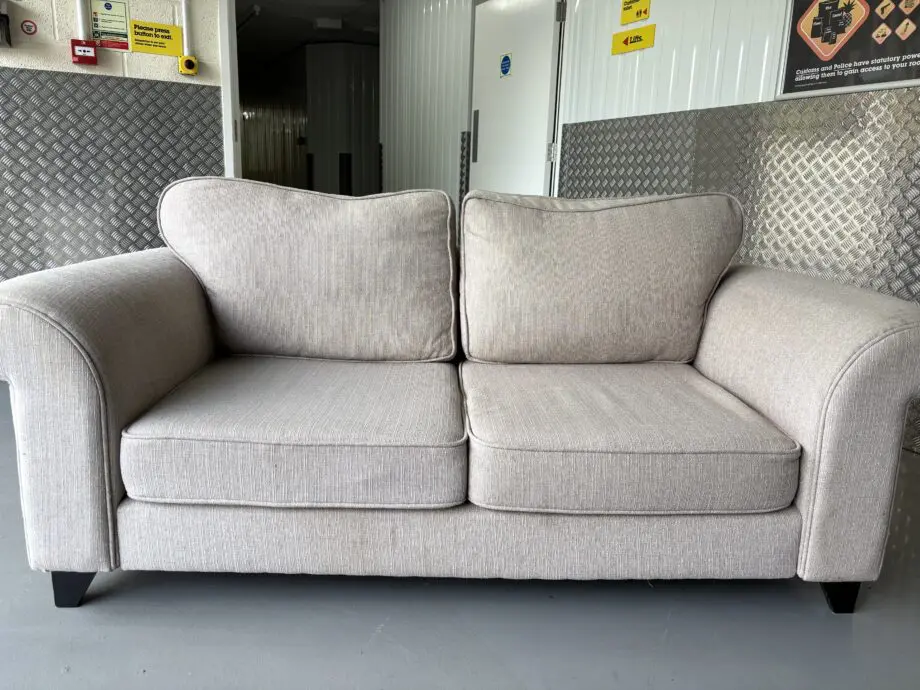 DFS Grey 2-Seater Sofa and Armchair