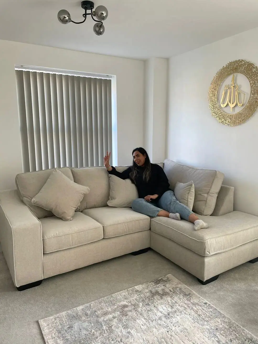 Sofa Club Portobello Corner Sofa in Luxe Chenille - Sandstone