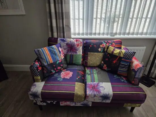 Love Sofa multi colour 2 Seater sofa