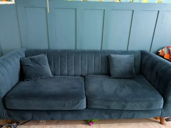 DFS Blue Sofa