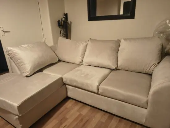 Left side corner sofa