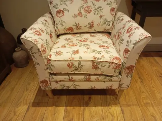 DFS floral single seater chair