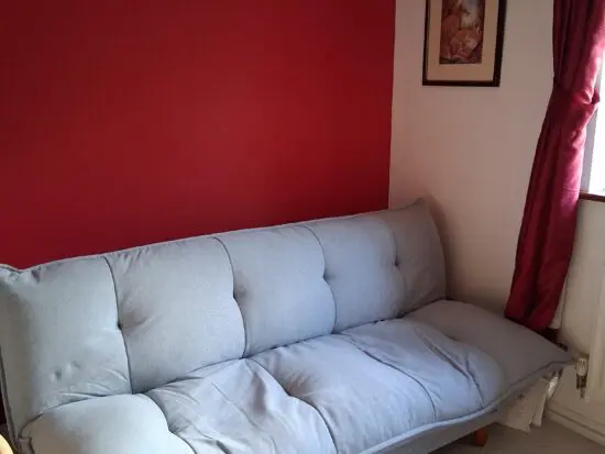 Oxford Grey linen Luxury Sofa Bed