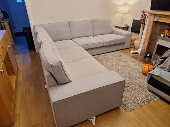 Ikea kivik grey 4 seater corner sofa