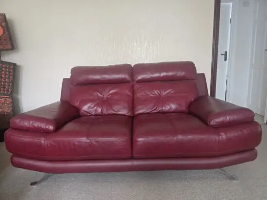 Red Leather Sofas