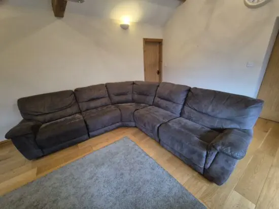 DFS 5 seater corner sofa grey