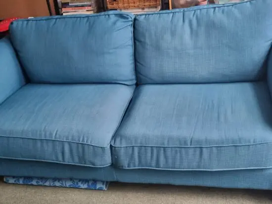 Blue 2 seats sofa