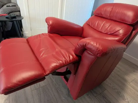 La-Z-boy leather recliner