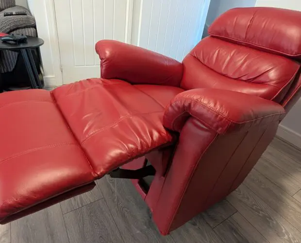 La-Z-boy leather recliner