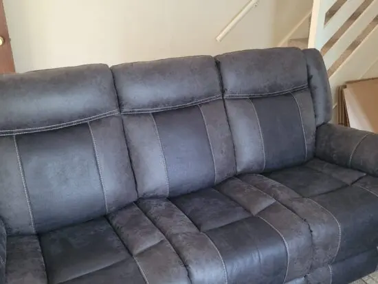 SCS Grey/Charcoal Endurance 3 Seater Power Recliner