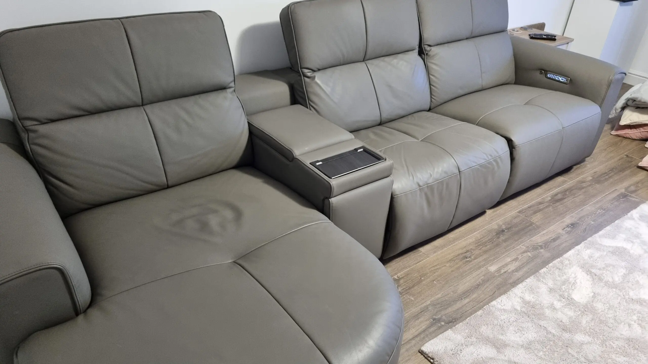 Sofology Riviera Chaise Electric Recliner Sofa