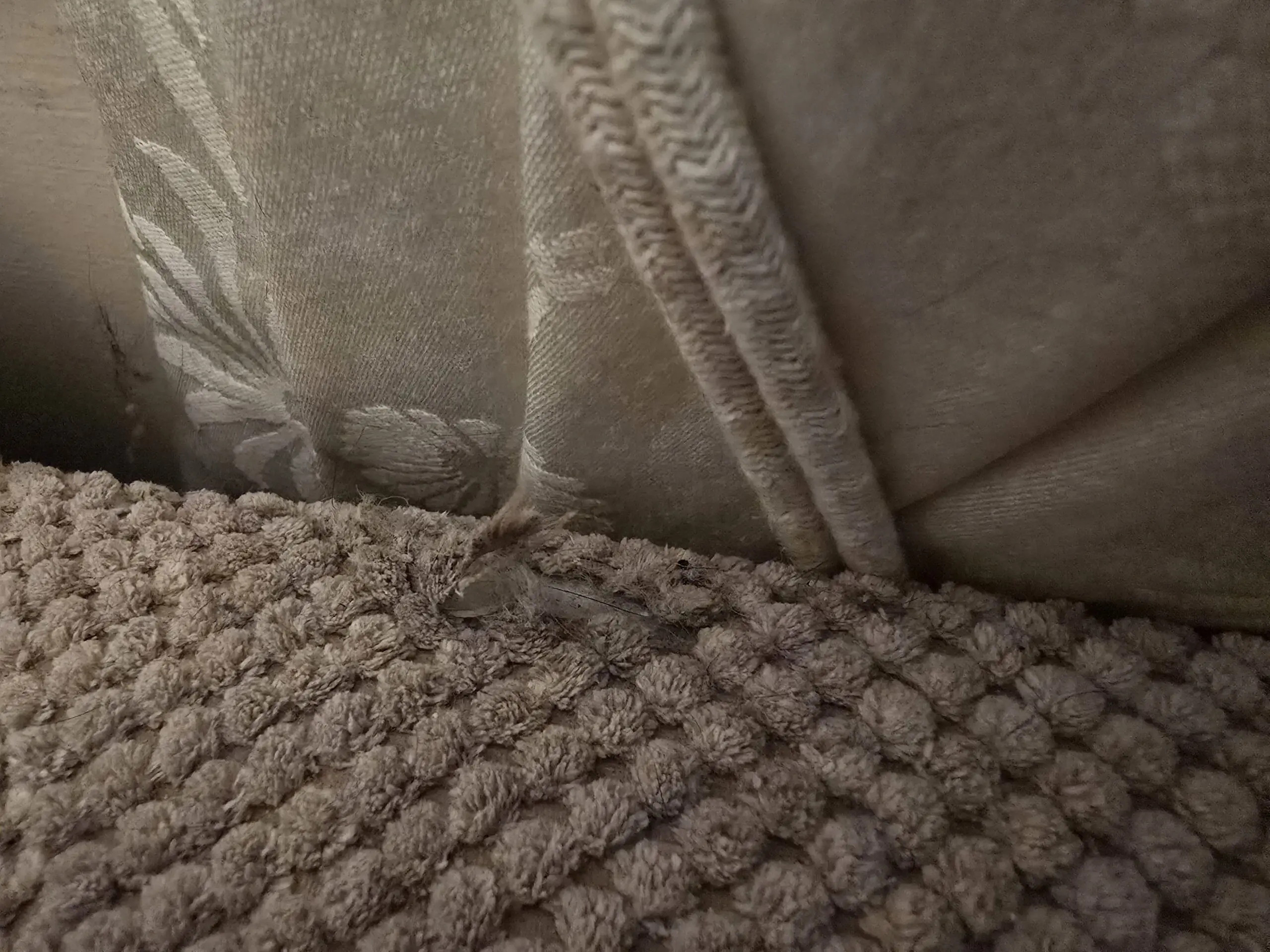 Oak Furniture Land Solid Oak Beige Corner Sofa Four Seater