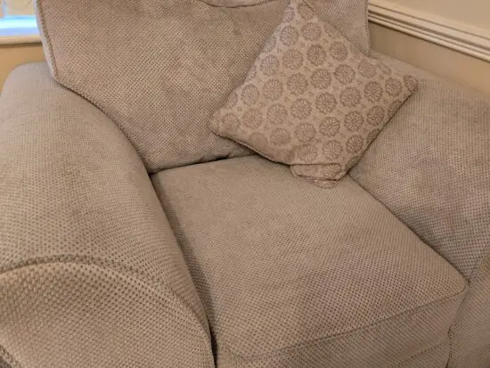 Oak Furniture Land Armchair in Beige