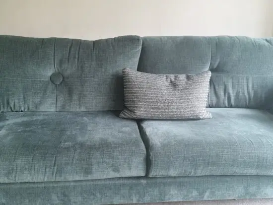 French connection sofa set moss green