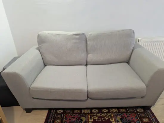 Furniture Village Grey Darcey 2 Seat Sofa