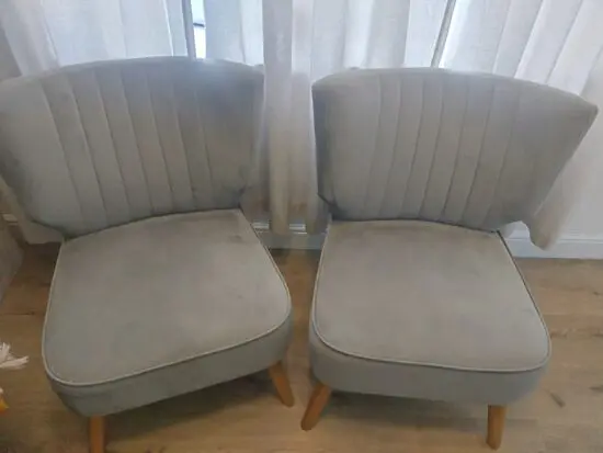 Grey Accent Chairs (Set of 2)