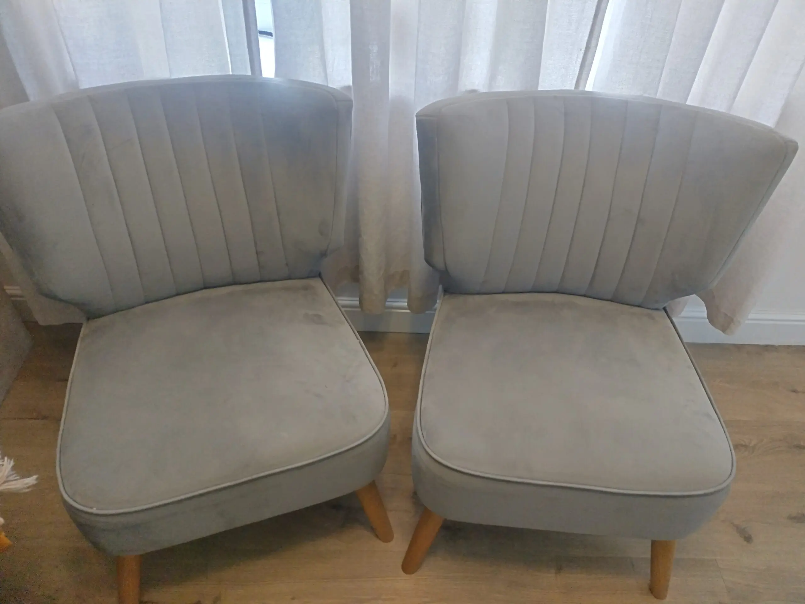 Grey Accent Chairs (Set of 2)