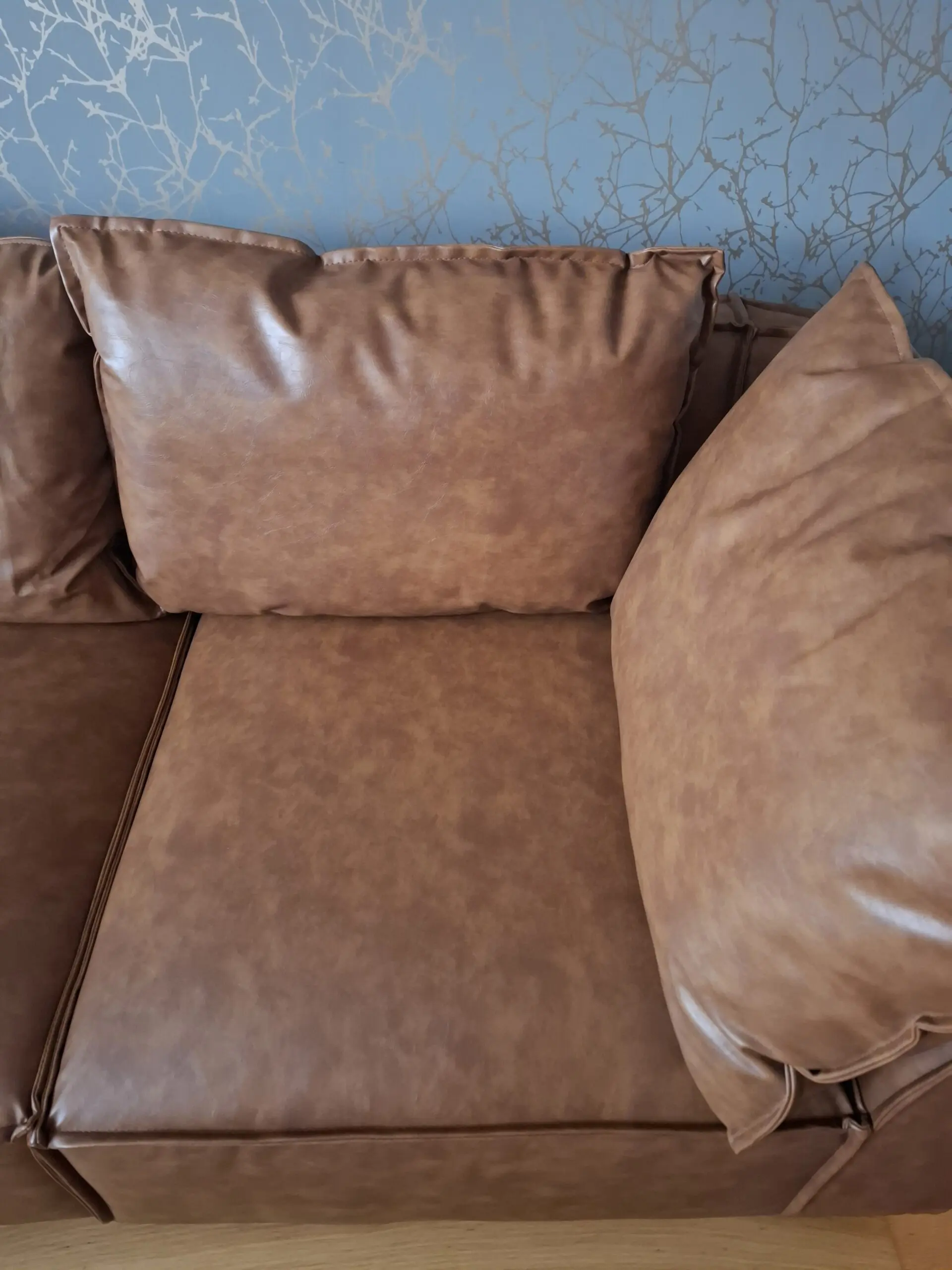 Brand new faux leather 3 seater modular sofa