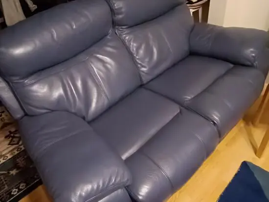 DFS Blue Sofa.