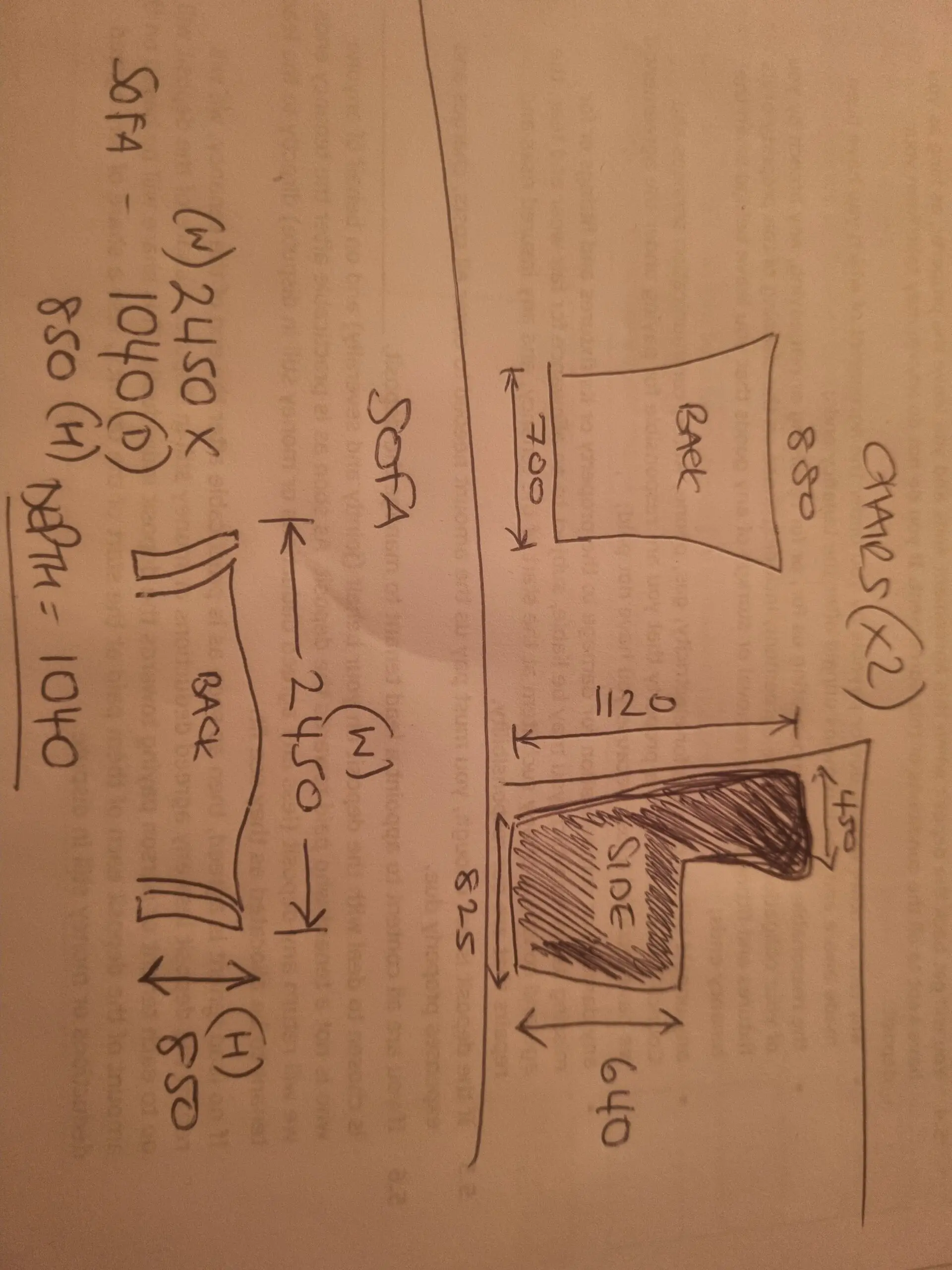 Calia Italia designer winged sofa with 2 matching armchairs