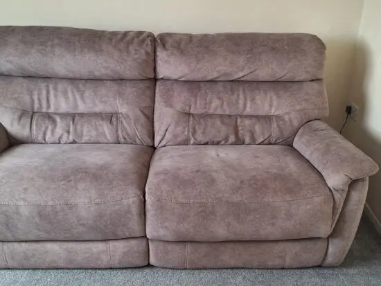 Chicago 3 Seater Fabric Power Recliner Sofa Colour: Mink