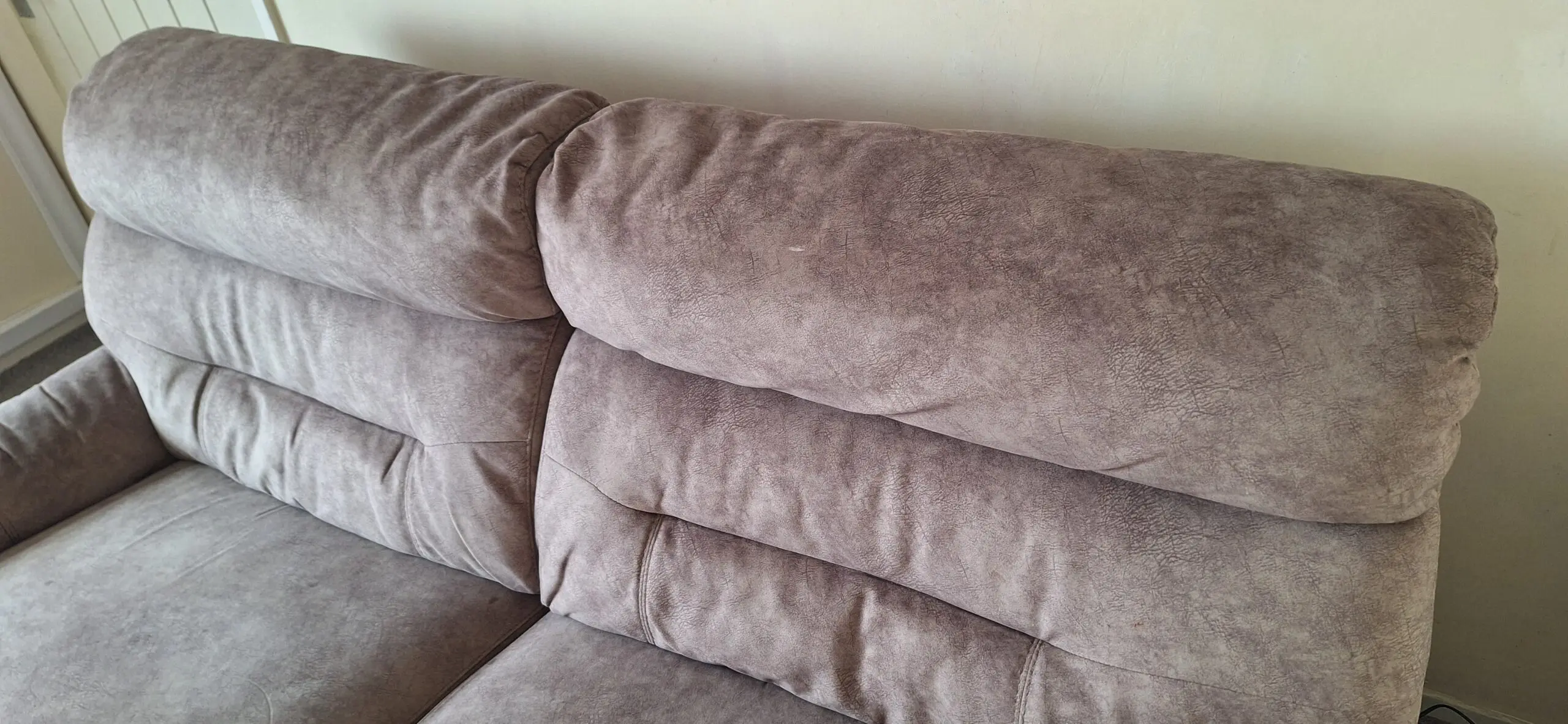 Chicago 3 Seater Fabric Power Recliner Sofa Colour: Mink