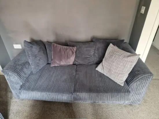 Logan 3 Seater Sofa Fabric Jumbo Cord