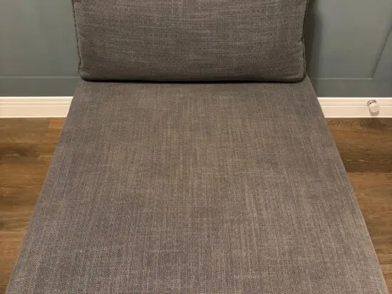 Ikea Vallentuna Single Sofa Bed – Charcoal – Includes headrest and cushion