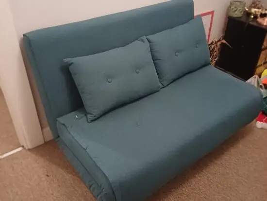 Made - Haru Small Sofa Bed, Sherbet blue