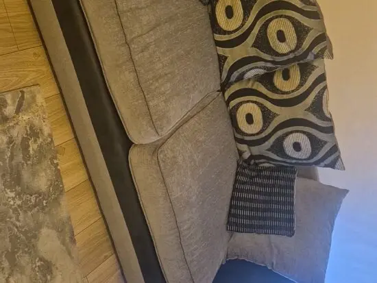 Charcoal grey 3 seater sofa