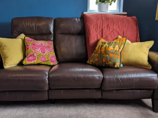 Furniture Village, Power Recliner, Brown Leather, Petit 3 Seater, Sofa