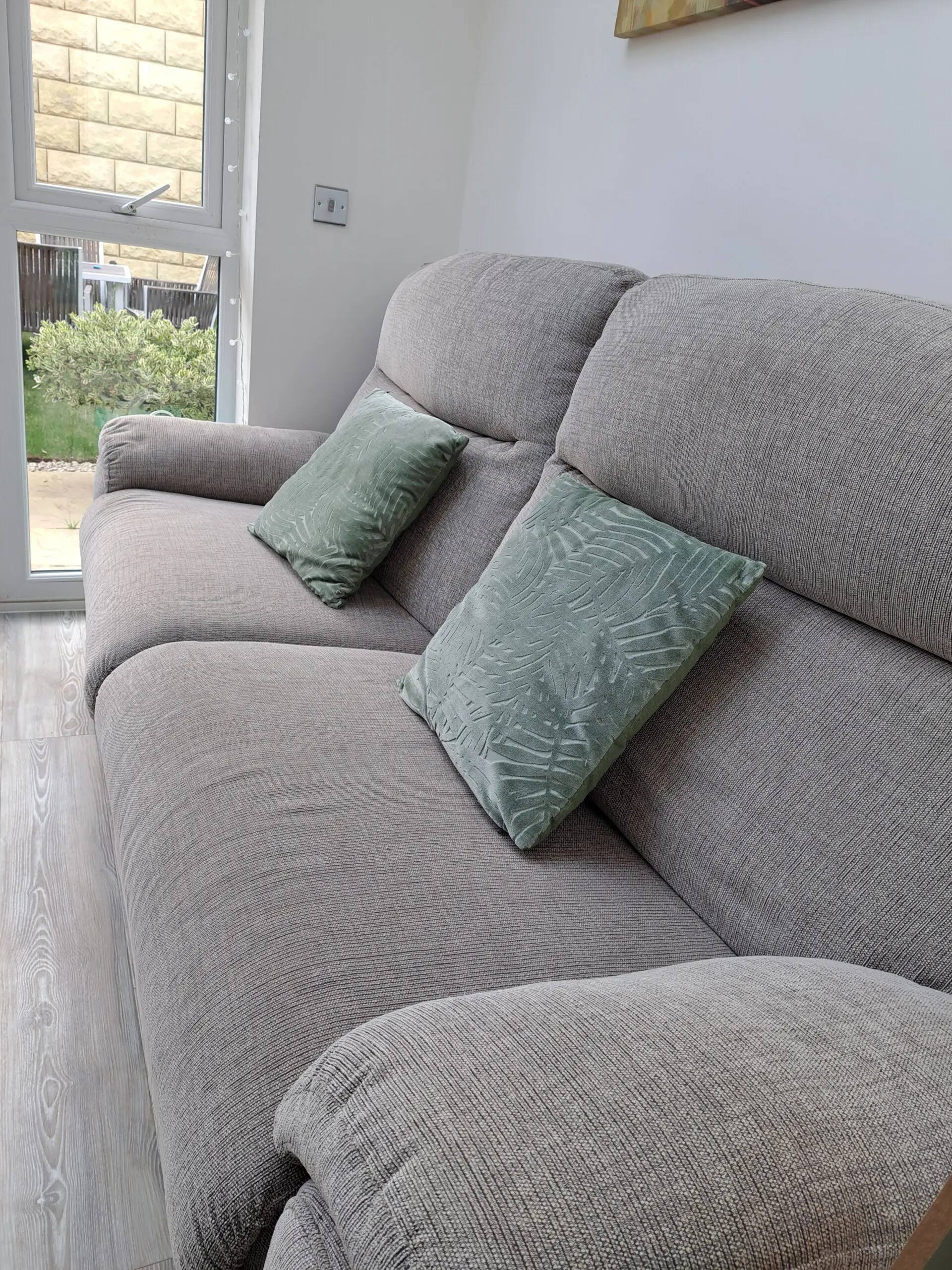 LAZY BOY SCS Tamla 3 Seater Power Recliner Sofa in Grey