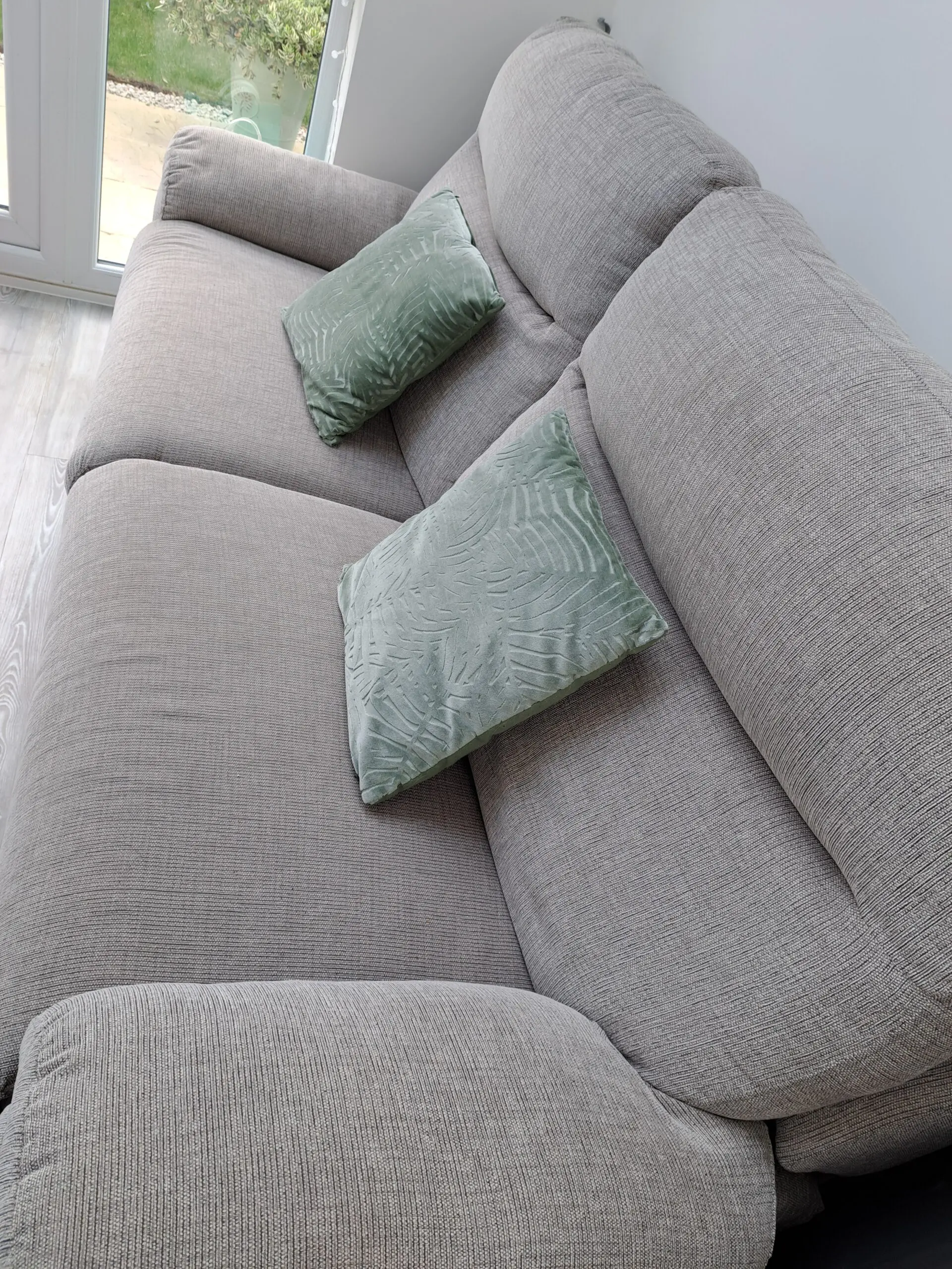 LAZY BOY SCS Tamla 3 Seater Power Recliner Sofa in Grey